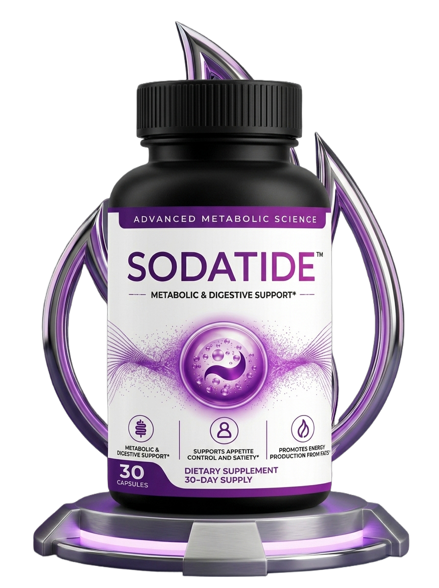 SodaTide advanced metabolic science bottle — metabolic and digestive support, 30 vegetarian capsules